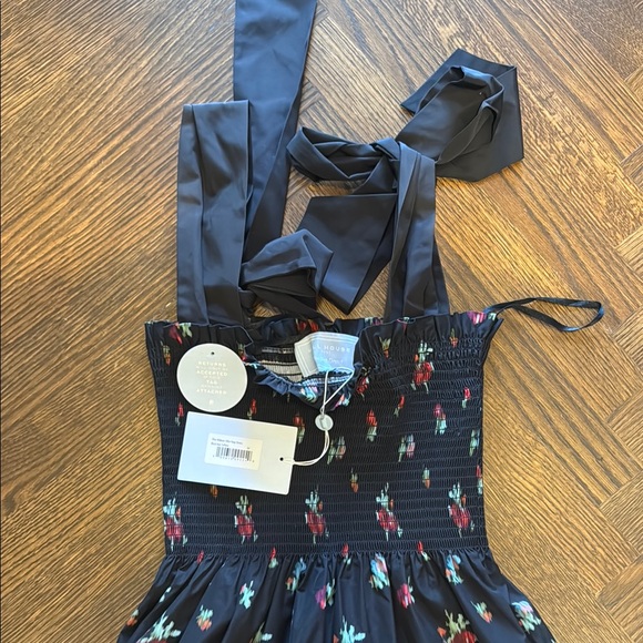 Hill House Black Dress with Red and Green Details - Picture 3 of 3